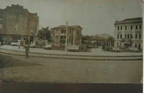 Praça Cesário Alvim, Teatro Apolo, Residência do Major Pereira e Grande Hotel