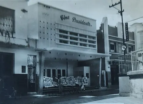 Cine presidente no ano da inauguração 1959