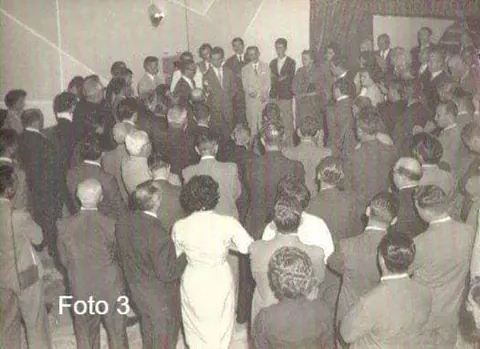 Convidados na inauguração do Cine Presidente