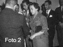 Mariquinha Rennó (mãe de Ailton) na inauguração do Cine Presidente