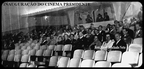 Interior do Cine Presidente na inauguração