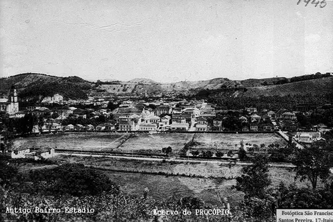 Visão geral de Itajubá em 1946