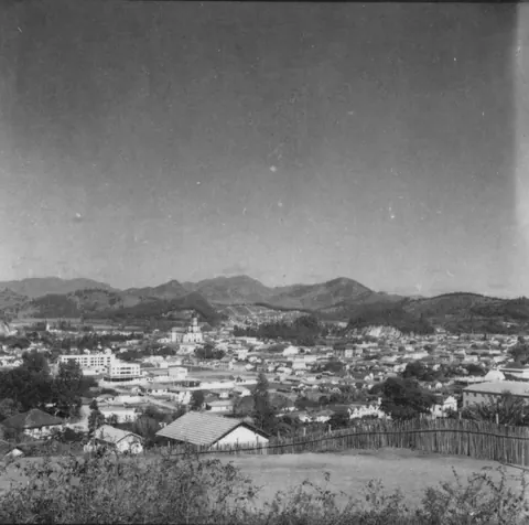 Visão geral de Itajubá nos anos 1950