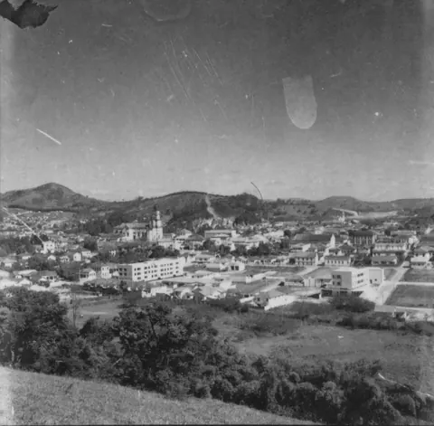 Visão geral de Itajubá nos anos 1950