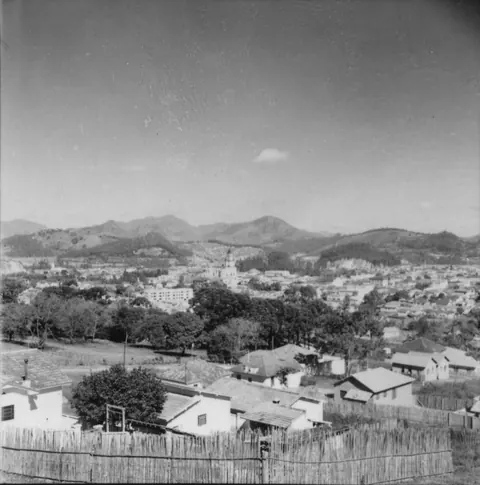 Visão geral de Itajubá nos anos 1950
