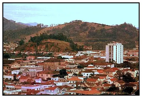 Visão geral de Itajubá nos anos 1970