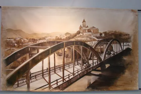 Ponte dos Arcos e igreja Matriz ao fundo