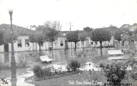 Praça do Carneiro na Enchente de 1940