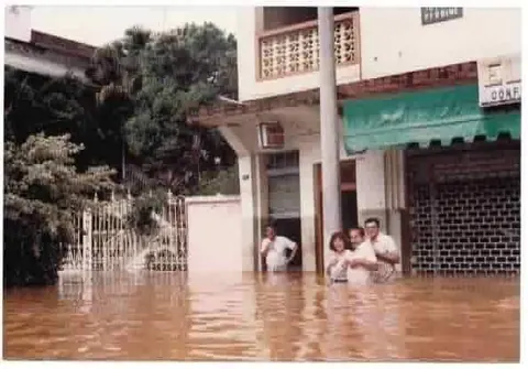 Enchente em 1991