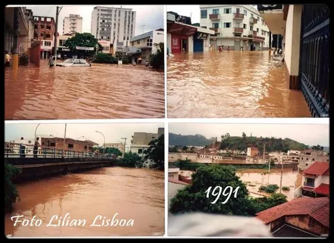 Enchente em 1991