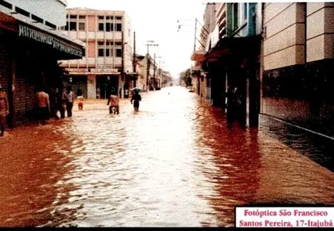 Enchente em 1991