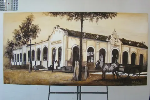 Pintura do Antigo Mercado Municipal