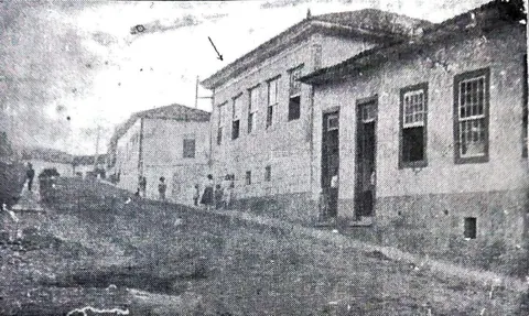 Trecho da Rua dos Remédios (atual Xavier Lisboa), no final do século XIX.