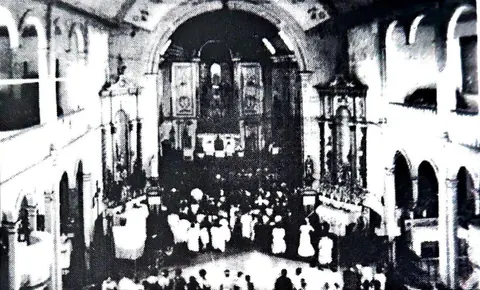 Interior da Igreja Matriz dos anos 1920