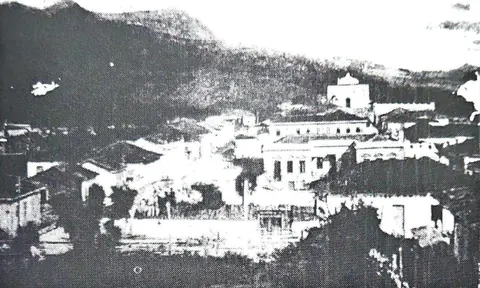 Vista de Itajubá nos anos 1880