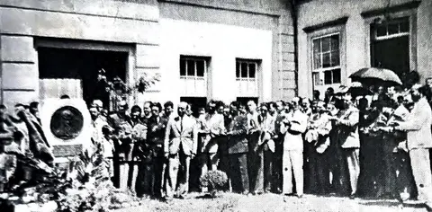 Inauguração do monumento do Dr. Theodomiro Carneiro Santiago