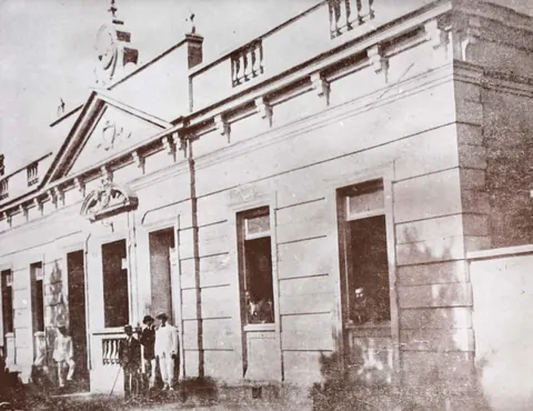 Primeira fachada do Clube Itajubense