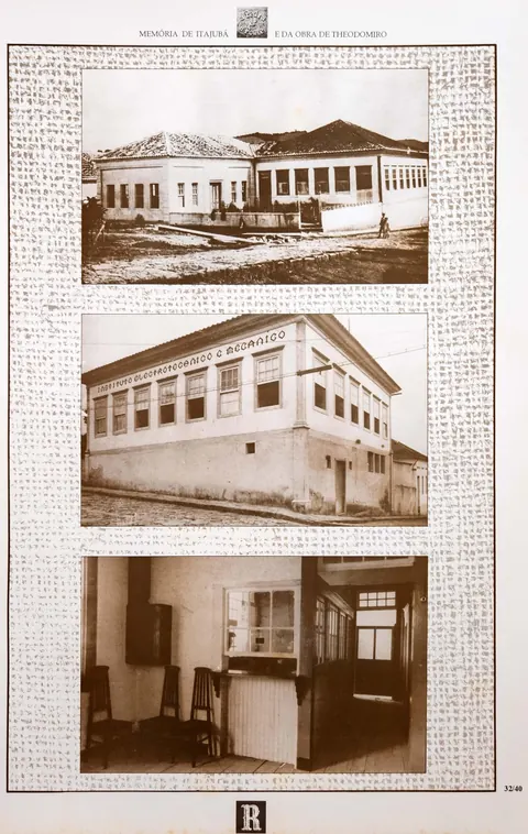 Memória de Itajubá e da Obra de Theodomiro, "a Pedra e a Fonte" (1999), página 44