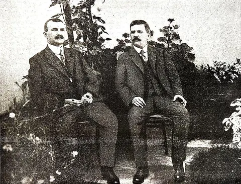 Drs. Wenceslau Braz, presidente da Republica e Delfim Moreira, presidente do Estado