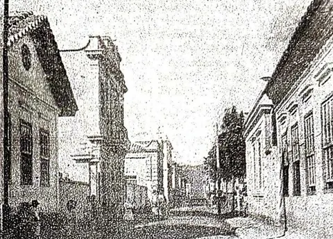 Rua Dr. João de Azevedo, antiga Rua Major Pereira