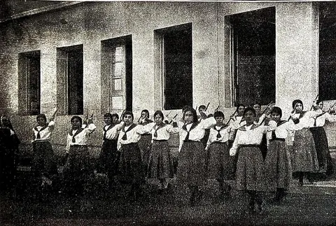 Colégio Sagrado Coração de Jesus - Ginástica sueca do 1º ano de curso