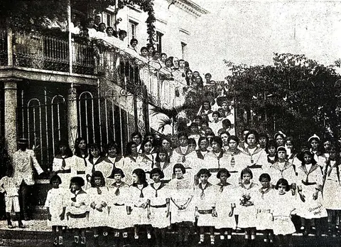S. Coração de Jesus - Grupo geral de alunas dos diversos cursos