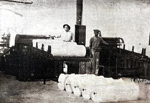 Sala dos batedores de algodão da Tábrica de Tecidos Codorna