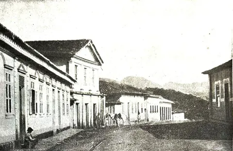 Distrito de Piranguçu, residências dos srs. José Ricotta e capitão Vicente Chiaradia