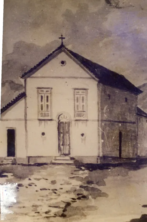 Primeira construção da atual Matriz da Soledade