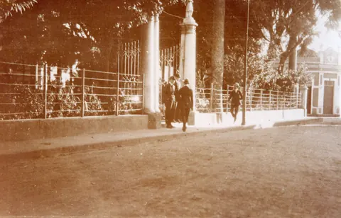 Antigo jardim da praça Cesário Alvim