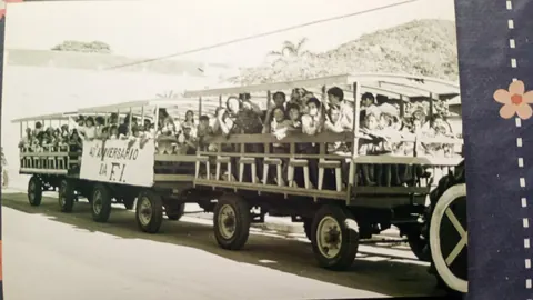 Trenzinho em comemoração ao 40º aniversário da F.I em Itajubá.