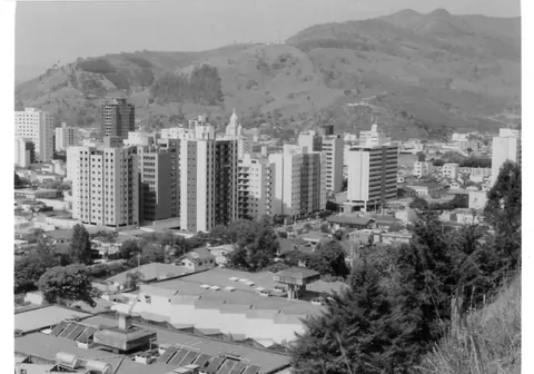 Centro de Itajubá do morro do Coroados