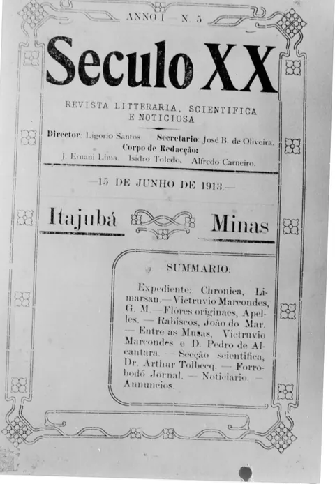 Primeira Revista Itajubense publicada por alunos do I.E.I