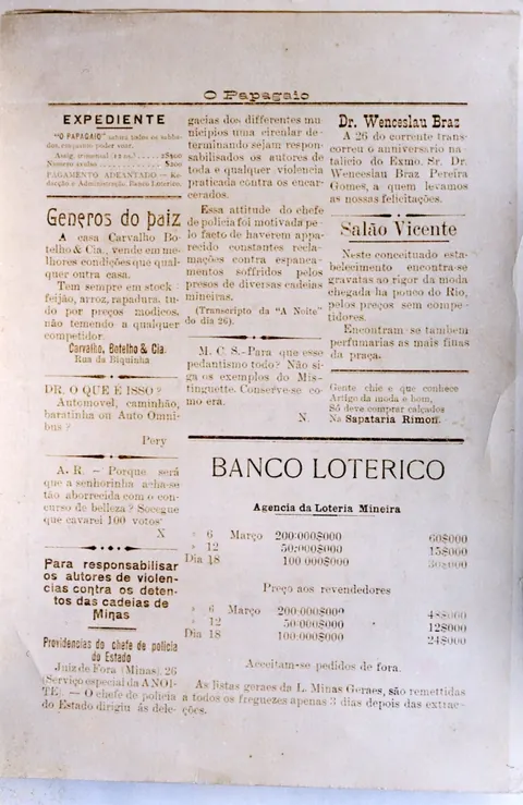 Jornal - "O Papagaio"