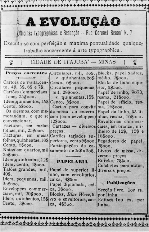 Jornal - "A Evolução"