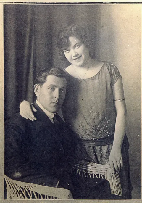Maurício Kaisermann e sua segunda esposa D. Esther Goldzweig Kaisermann
