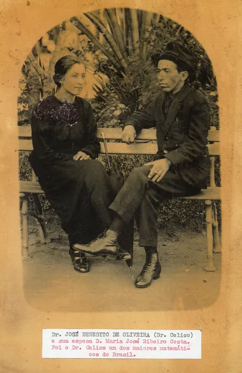 Dr. José Benedito de Oliveira (Dr. Celico) e sua esposa D.Maria José Ribeiro Costa