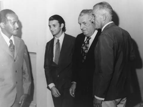 Entrega do título da cidade Itajubá para Edgar O. K. e Albert E. Starke
