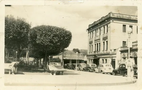 Grande hotel na Praça